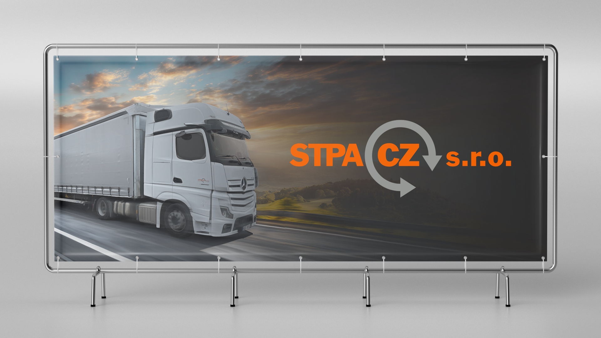 Náhled pro Vizualizace, která jede na plný plyn: Grafické práce pro logistickou společnost