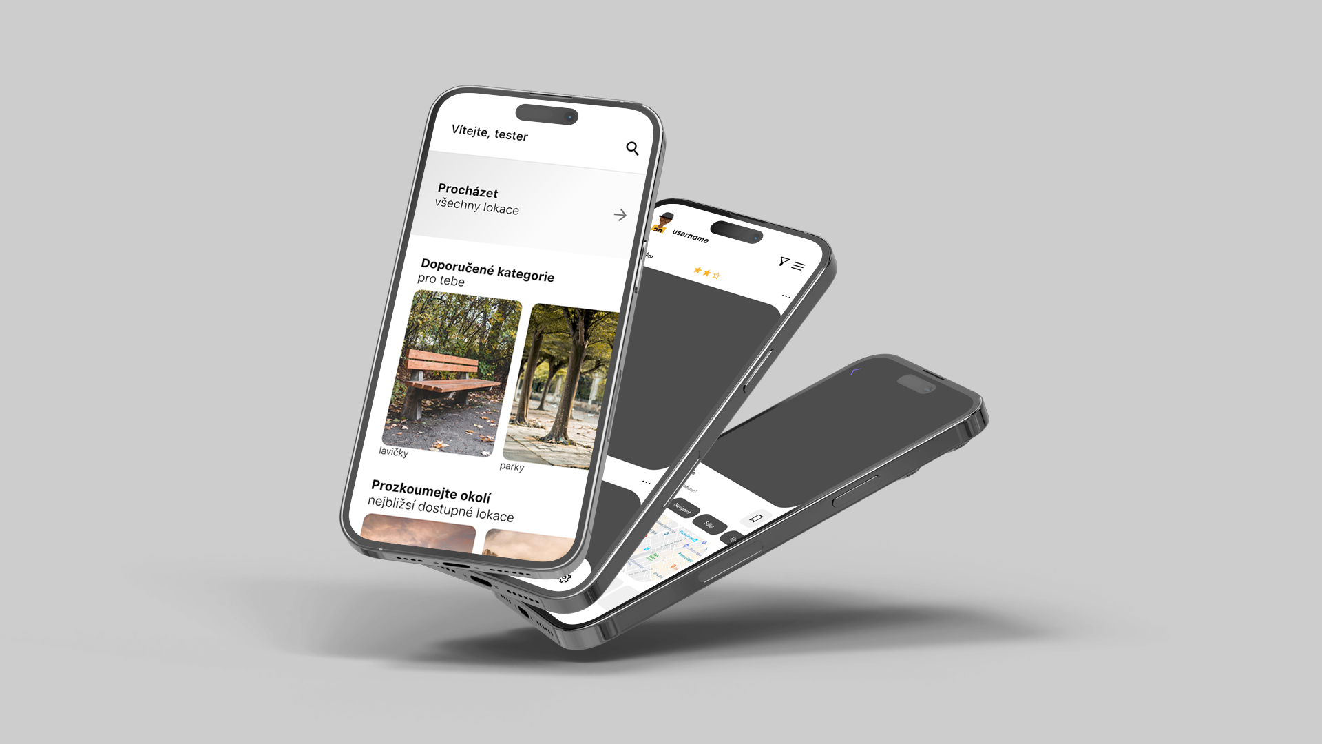 Náhled pro Mobilní aplikace průvodce zájmových bodů: Od konceptu k redesignu
